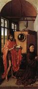 unknow artist Heinrich von Werl and St.john the Baptist oil painting on canvas